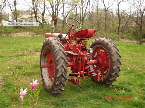 1955 Mccormick Farmall 200 Tractor With Attachments