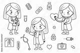 Doctor Tools Coloring Pages Sketch Page sketch template