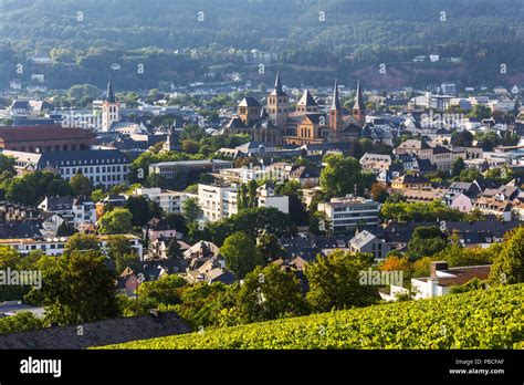 historic trier germany from above Stock Photo - Alamy