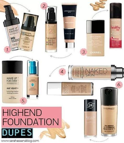 High End Foundation Dupes! | Beautylish Skincare Dupes, Beauty Dupes ...