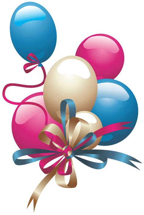 Transparent Background Png Transparent Blue Birthday Balloons Png - Jaka-Attacker