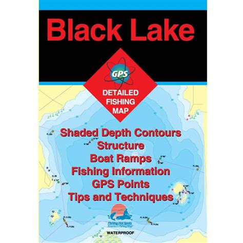 Black Lake Fishing Map | Wholesale Marine