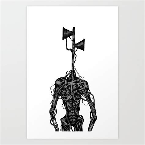 Siren Head Art Print by RohanGauld | Society6