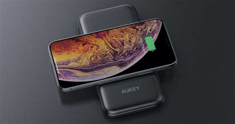 Snatch Aukey's 8,000mAh power bank with USB-C and wireless charging for ...