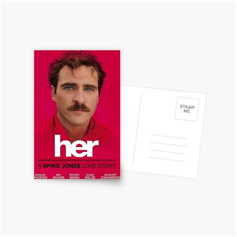 "her movie poster " Postcard for Sale by legusso | Redbubble