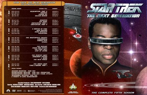 Star Trek: The Next Generation Season 5 - TV DVD Custom Covers - 82Star ...