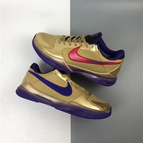 Undefeated x Nike Kobe 5 Protro “Hall of Fame” Metallic Gold/Field Purple-Multi-Color – The Sole ...