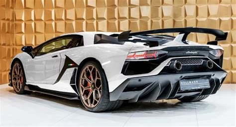 White And Gold Lamborghini Aventador SVJ Is Screaming To Be Adopted | Carscoops