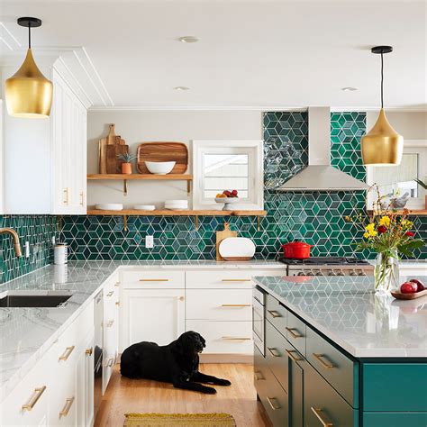 Emerald Green Kitchen Tile Backsplash | Handmade Tile by Mercury Mosaics