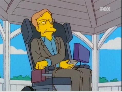 Stephen Hawking as a cartoon character on The Simpsons | Personajes de los simpsons, Stephen ...