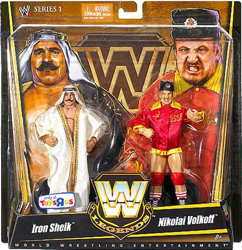 WWE Wrestling Legends Series 1 Iron Sheik Nikolai Volkoff Exclusive ...