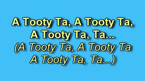 A Tooty Ta Lyrics Chords - Chordify