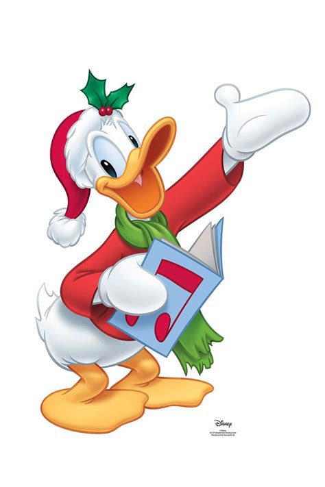 Donald Duck Christmas Carol Official Disney Cardboard Cutout