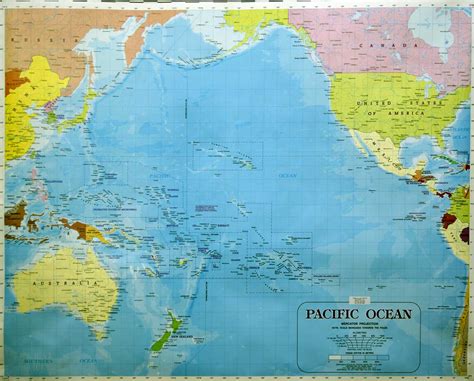 Pacific ocean map