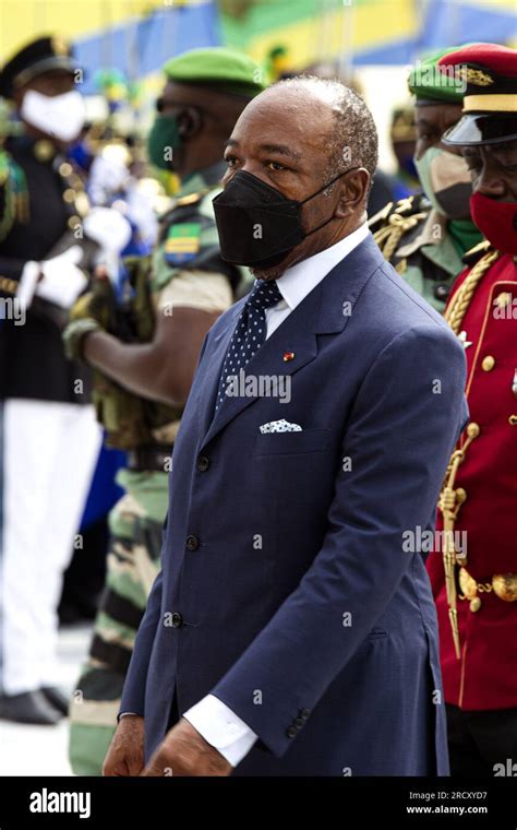 President Ali Bongo Ondimba, the Gabonese president arriving for the ...