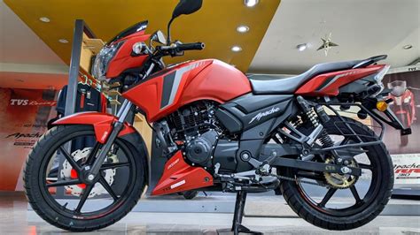 TVS Apache RTR 160 2V BS6!! Matte Red colour Honest in-depth Review - YouTube