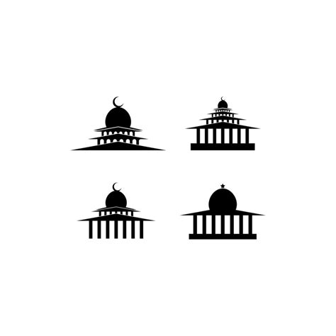 Mosque icon set 952644 Vector Art at Vecteezy