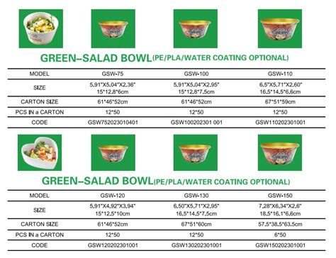 Green-Salad Bowl GSW-100