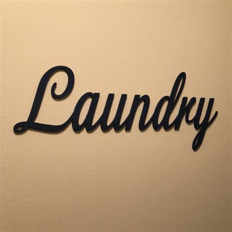 Laundry Room Signs for the Home | CraftCuts.com