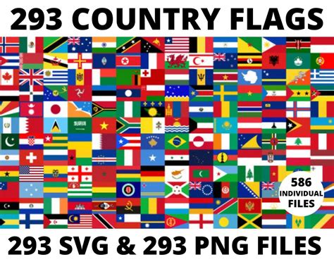 World Flags Svg Flags Svg Flags World Flags International - Etsy Australia