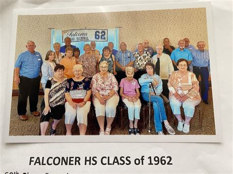 Falconer High School Class Of 1962 Held 60th Reunion | News, Sports ...