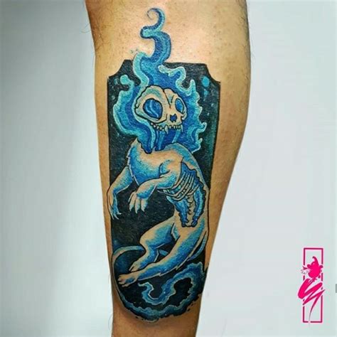 Tattoo uploaded by Snoo • Hell cat • Tattoodo