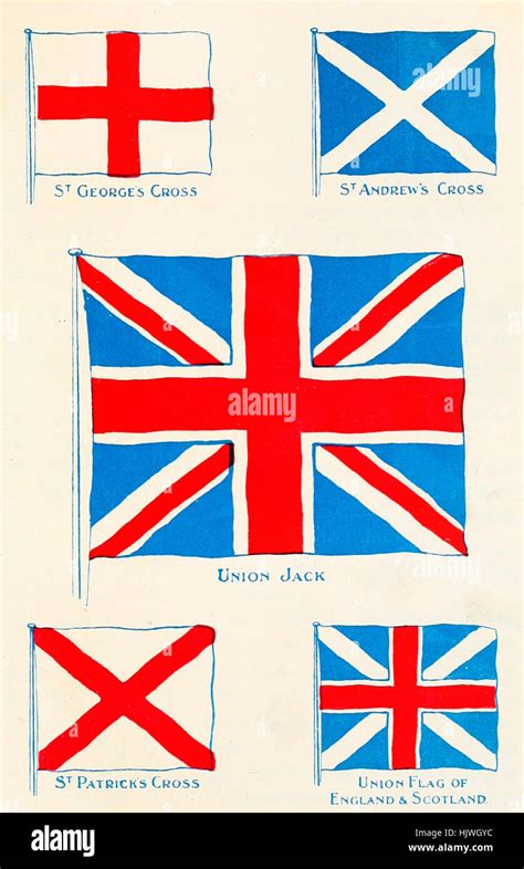 England Schottland Flagge : Aufnaher Mit Flagge Von England Und Schottland In Pile Stockfoto Und ...