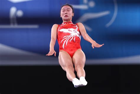 Gymnastics-Zhu leads China one-two in women's trampoline | Reuters