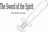 Printable Sword Of The Spirit  Word Searches sketch template