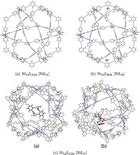 Nickel optimized structures of the compounds under study. Noncovalent ...