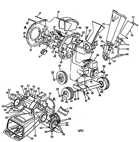 MTD Chipper shredder Parts Model 247 462B000 THRU 465A000 on PopScreen