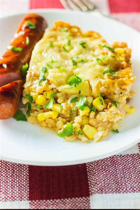 Corn and Rice Casserole - Cooking Maniac