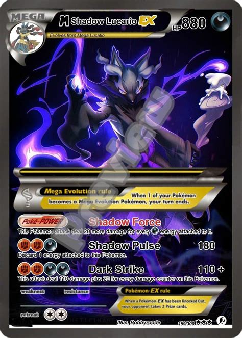 M Shadow Lucario Gx Gmax Vmax Gigantamax Ex Pokemon Card - Etsy | Fake pokemon cards, Cool ...