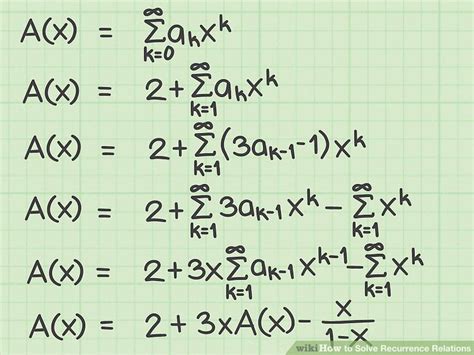 5 Ways to Solve Recurrence Relations - wikiHow