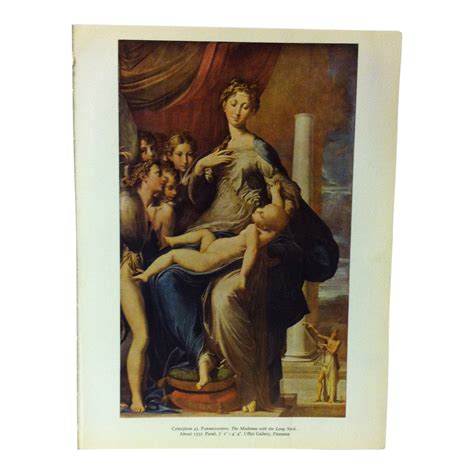 1968 "The Madonna With the Long Neck" by Parmigianino History of Art Color Print | Chairish