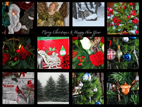 Christmas Card Collage Photograph by Maria Keady - Fine Art America