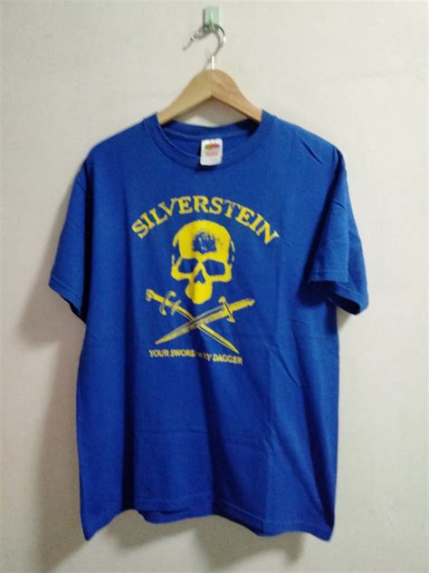 USED SILVERSTEIN BAND TEE, Men's Fashion, Tops & Sets, Tshirts & Polo ...