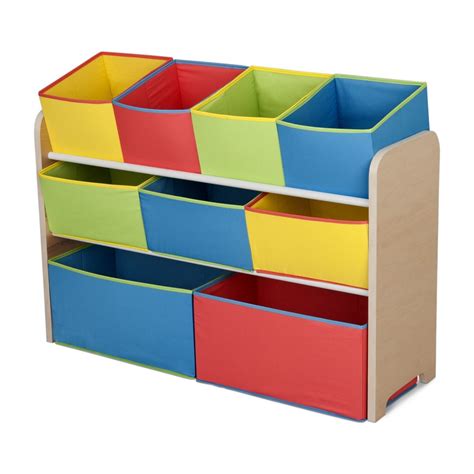 Delta Multi-Color Toy Organizer with Storage Bins | Toy storage organization, Toy organization ...