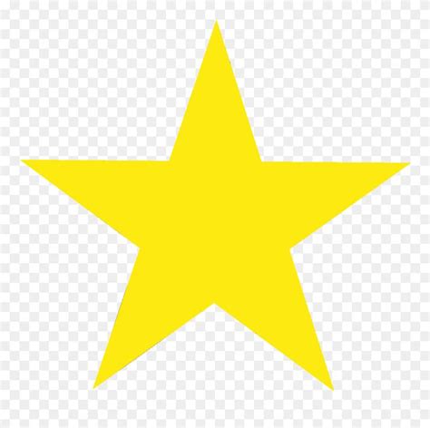 Free Yellow Star Clipart with Transparent Background