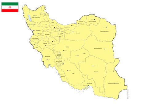 Iran provinces map