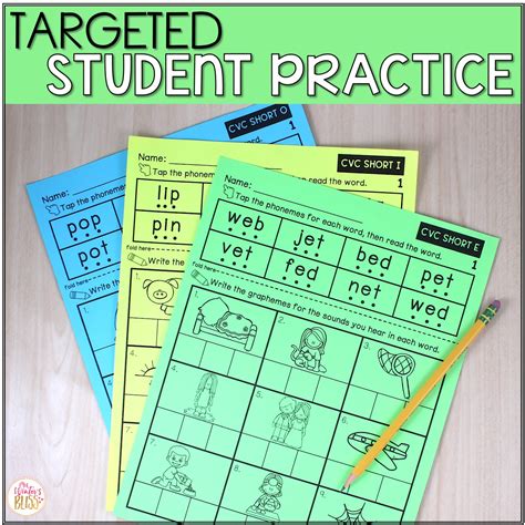 Word Mapping Worksheets BUNDLE - Connecting Phonemes to Graphemes - Mrs. Winter's Bliss