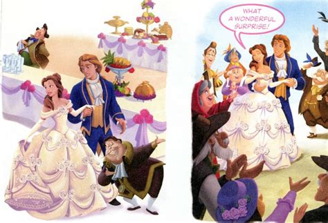Belle and Prince Adam's (Beast) wedding (With images) | Disney princesses and princes, Disney ...