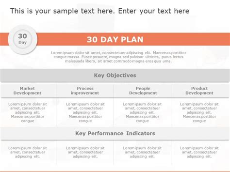 Free 30 60 90 Day Plan 13 PowerPoint Template