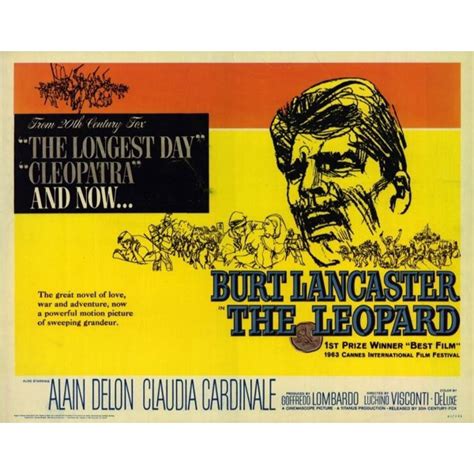 The Leopard - movie POSTER (Half Sheet Style A) (22" x 28") (1963) - Walmart.com - Walmart.com