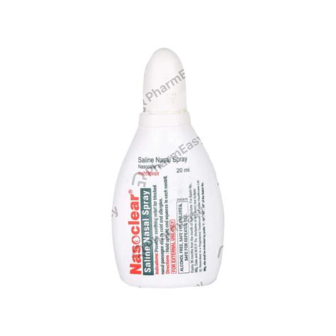 Nasoclear 0.65 % Nasal Spray (20) - Uses, Side Effects, Dosage, Composition & Price | PharmEasy