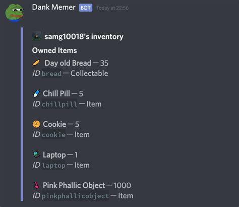 20+ Dank Memes Discord Bot Commands - Factory Memes