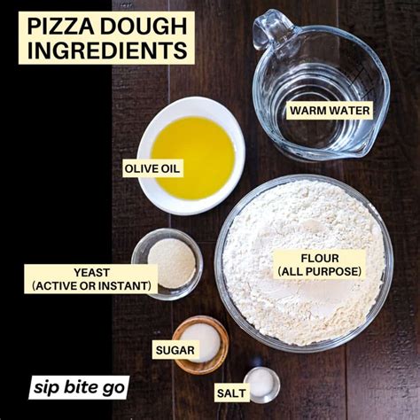 The Best Homemade Pizza Dough Recipe For Beginners | Sip Bite Go