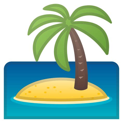 Desert island Icon | Noto Emoji Travel & Places Iconset | Google