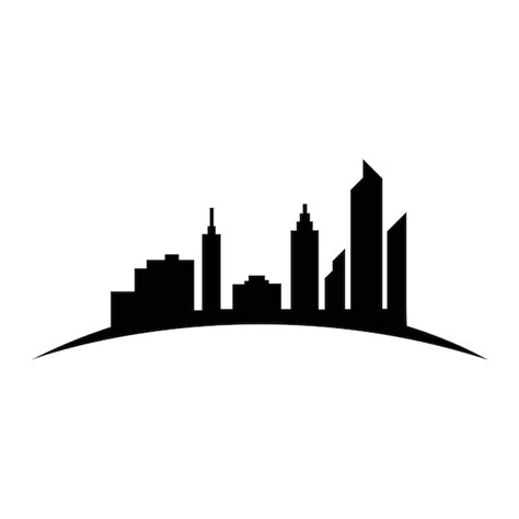 Premium Vector | Modern City skyline vector icon background