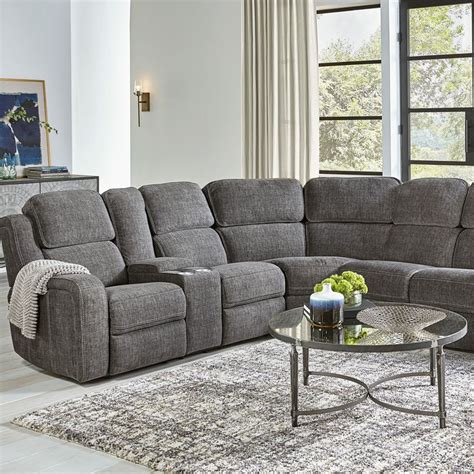 power reclining sectional with massage heat and cup holder cooling - edythfaruolo